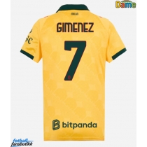 AC Milan Santiago Gimenez #7 Tredjedrakt Dame 2025-26 Kortermet